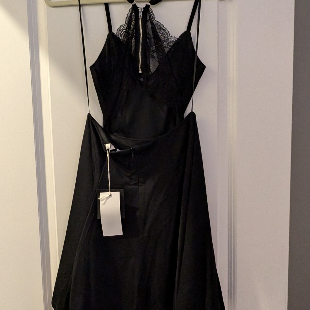 Black Lush Cocktail Dress
